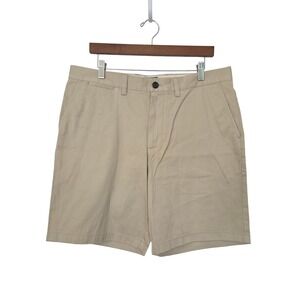 J. Crew 9" Harbor Stretch Chino Shorts Cotton Casual Men‎ 34 Khaki Tan NWT CV236